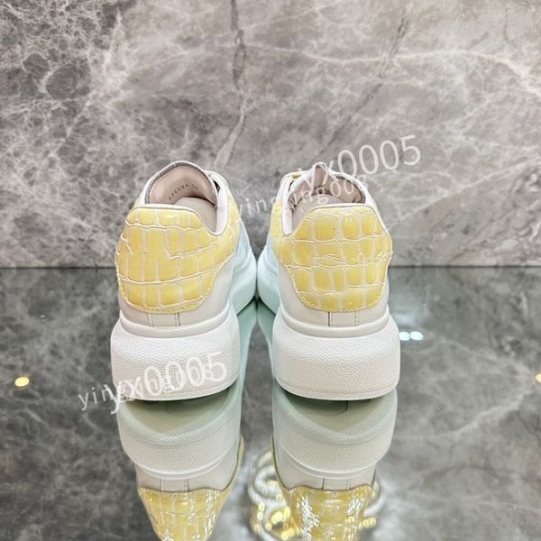 

2023r mens women quality classics flat sneaker casual shoes leather white letter overlays fashion platfnorm sneakers, Black