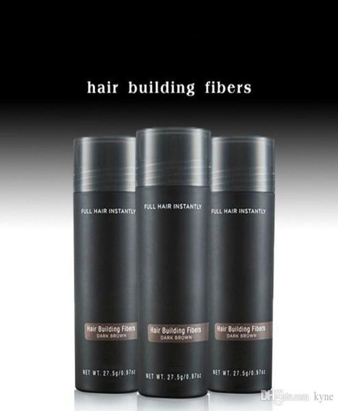 

brand cosmetic 275g hair fiber keratin powder spray thinning hair concealer 10colors dhl 2469928