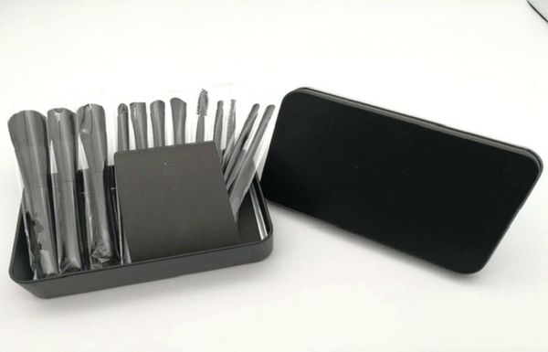 

brand makeup brushes 12 pcsset professional eyeshadow brush set foundation powder beauty tools cosmetic kits retail box3619566