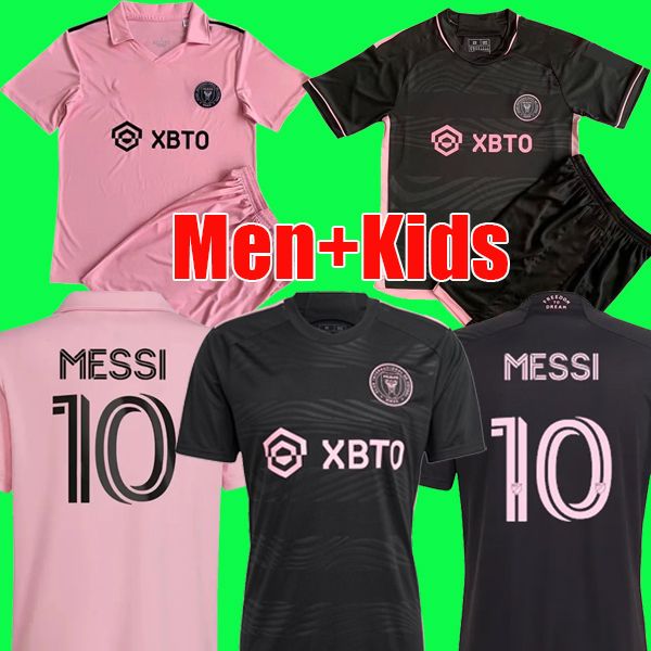 

messis inter miami cf 2023 2024 soccer jerseys matuidi fray campana yedlin beckham mls 22 23 24 football shirt men and kids player fans vers, Black;yellow