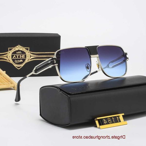 

designer dita sunglasses fashion summer beach glasses full frame letter rectangle design for man woman 8 optional al3c, White;black