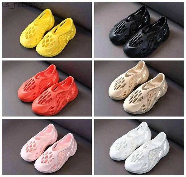 

brand kids baby sandals slide slipper bone kid shoes clog big toddler sandal acoustic eva moon earth grey slippers boys girls tainers slides, Black