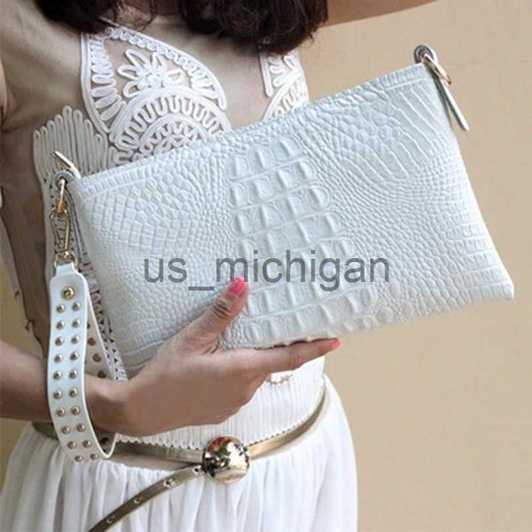 

evening bags luxurious whitegold envelope bag odile pattern leather genuine messenger women bags crossbody purses and handbag designer j2306