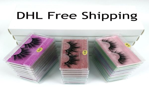 

whole 25mm lashes 10 styles mink eyelashes bulk 3d mink lashes makeup dramatic 25mm false eyelashes dhl 8589174