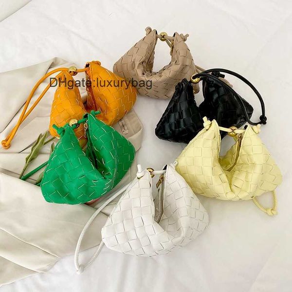 

aaaaabotteg uneta jodie mini teen intrecciato netizen handmade bun with the same style dumpling bun handheld women's bun folding undera