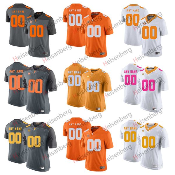 

custom ncaa college tennessee volunteers football jerseys 0 grant frerking 44 charlie browder 86 miles campbell 65 parker ball jerome carvin, Black