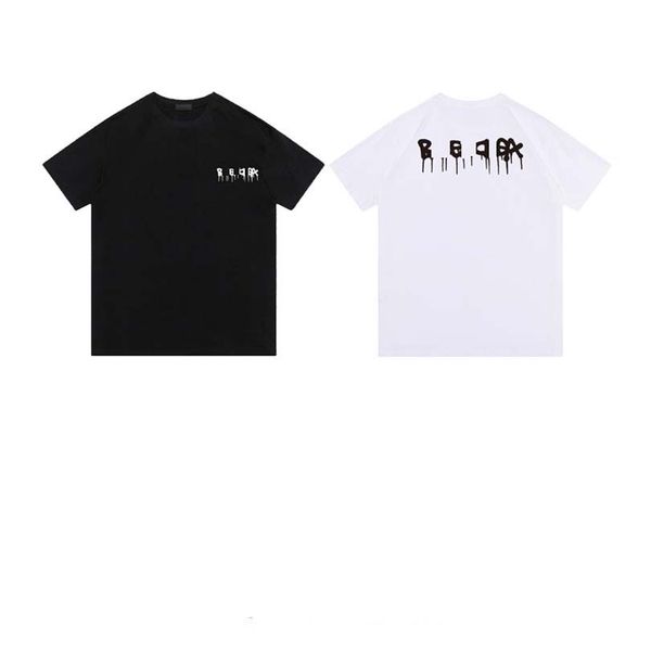 

new men's t-shirt designer men's and women's shirts fashion t-shirts with letters casual summer short sleeve men's t-shi, White;black
