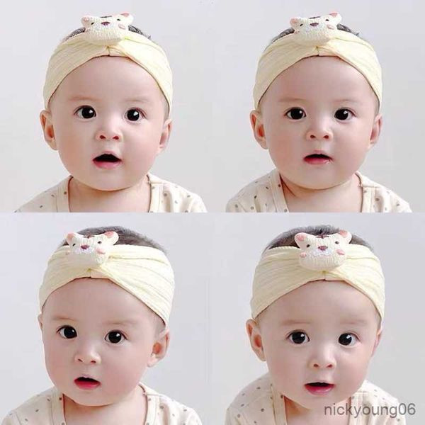

hair accessories baby headbands girls hairbands for newborn toddler kids headwear cable boys tiger headband fashion r230608, Slivery;white