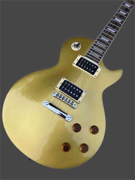 

2023 6-string electric guitar electric guitar, gold chrome electric guitar hardware ing