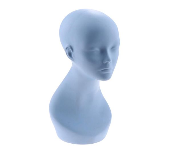 

pvc mannequin head with female face01234567901403, White