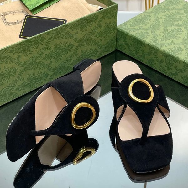

fashion designer women's slippers flip-flops sandals comfortable and soft at the seaside in summer, Black