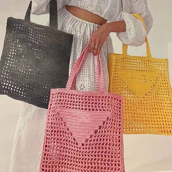 

designer beach bag fashion tote bags luxurys handbags women luxury crossbody purses designer bag woman handbag summer straw shopping shoulde