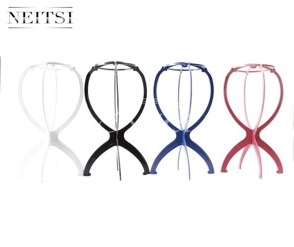

sell neitsi 5pcs folding stable durable wig hair hat cap holder stand holder display tool 4 colors available1738689, White