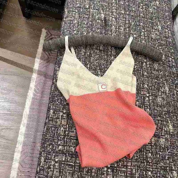 

women's tanks & camis designer women neck knits summer breathable knitted casual style 5d96, White