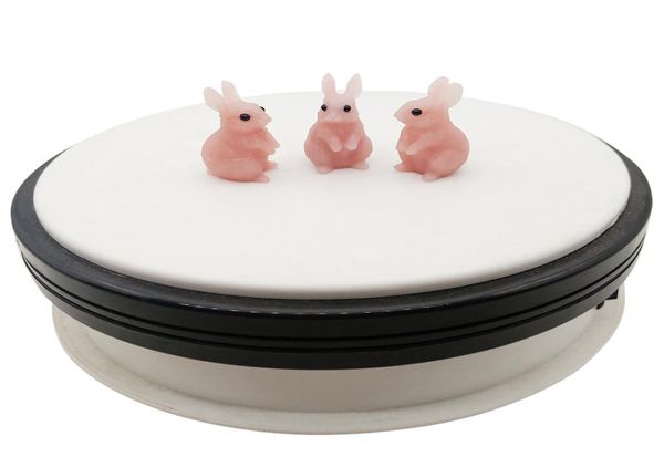 

natural talc handcarved rabbit cute animal ornaments office home accessories crystal agate stone sculpture collection art healing2089875, Blue;slivery