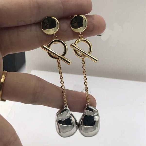 

charm designer the arc de triomphe can wear two different types of earrings, water droplets, hollow temperament, versatile fashion, personal, Golden