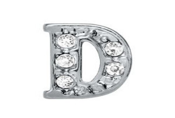 

20pcslot rhinestone silver english alphabet letter quot d quot floating locket charm fit for jewelry making gift for friends8036636, Bronze;silver