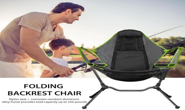 

2020 outdoor folding chair camping chair cradle pillow travel beach picnic seat fishing tool chair4473249