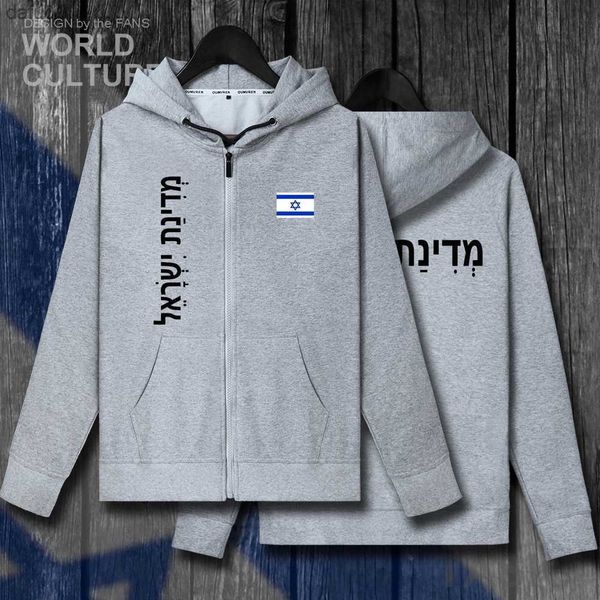 

israel israeli il je mens fleeces hoodies winter jerseys coats men jackets and tracksuit casual nation country clothes 2018 l230520, Black