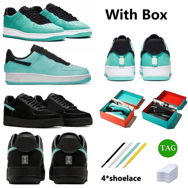 

with box designer 1 one men women running shoes low sneaker blue black multi color dz1382-001 mens trainers sports platform sneakers walking