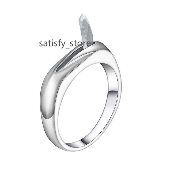 

s3925 sterling silver ring high-tech multifunctional self-defense ring for men and women