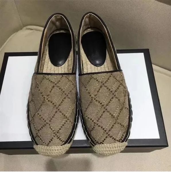 

23s famous design women platform espadrille loafers shoes lambskin leather slip-on canvas lady casual walking comfort perfect oxfords with b, Black