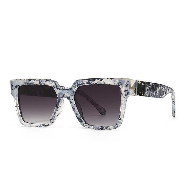 

3262 men's street ps ins net red square sunglasses women, White;black