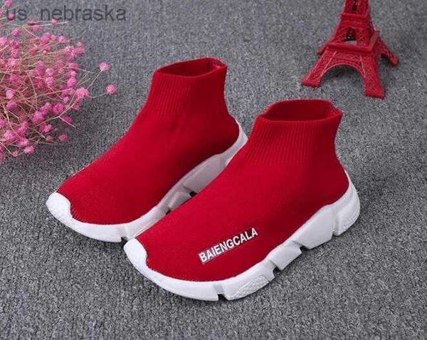 

kids shoes baby running sneakers boots toddler boy and girls wool knitted athletic socks shoes wy205, Black