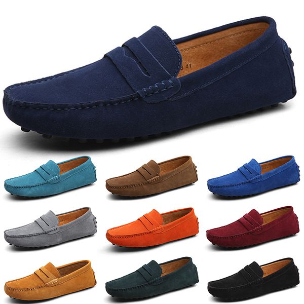 

men casual shoes solid color black breathable silvers taupe blue orange red jogging walking low soft multi leather mens trainer outdoors sne