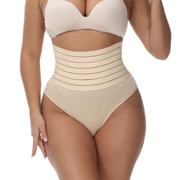 

women thong shaper high waist tummy control panties slimming underwear waist trainer shaping briefs butt lifter body shaper 348