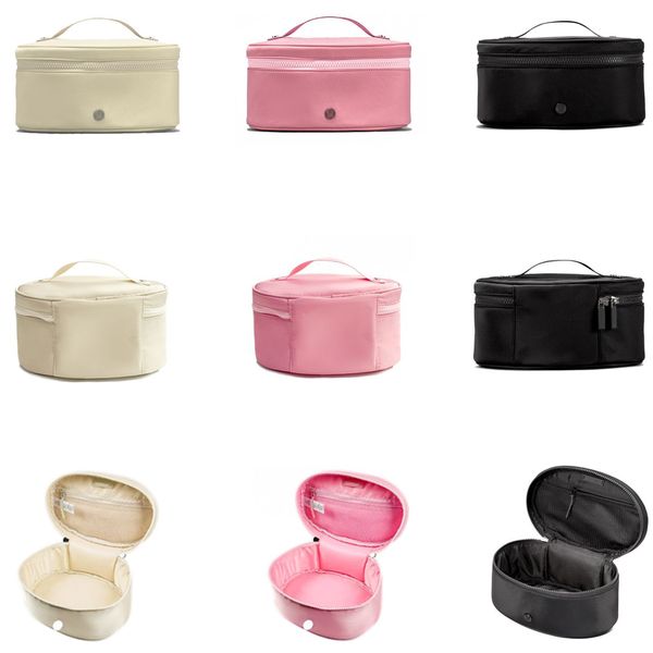 

luxury designer lululemens oval access shoulder bag women nylon duffle cosmetic bags hobo large capacity tote handbags cross body zipper clu