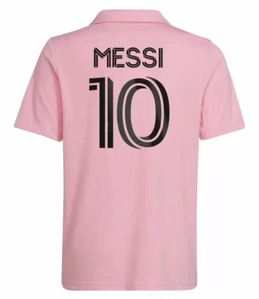 

2023/24 miami new men's t-shirts home away jersey messi custom t-shirts, White;black