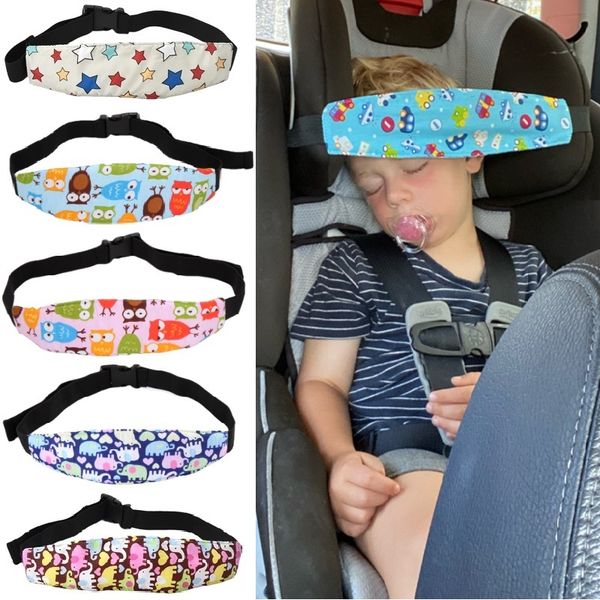 

infant baby car seat head support children belt fastening belt adjustable boy girl playpens sleep positioner baby safety pillows, Yellow