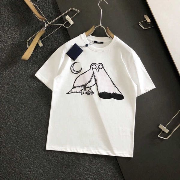 

men's designer t shirt womens designer t shirts fashion cotton sweatshirt oversize short sleeved tshirt 3d printing round neck pullover, White;black