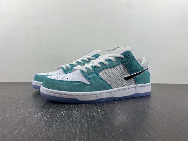 

sb shoes april skateboards white blue sports sneakers with original box