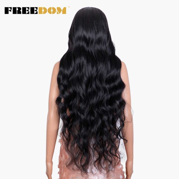 

woman synthetic lace front wigs for black women super long body wavy lace wig brown pink wig cosplay wigs heat resistant 230524, Black;brown
