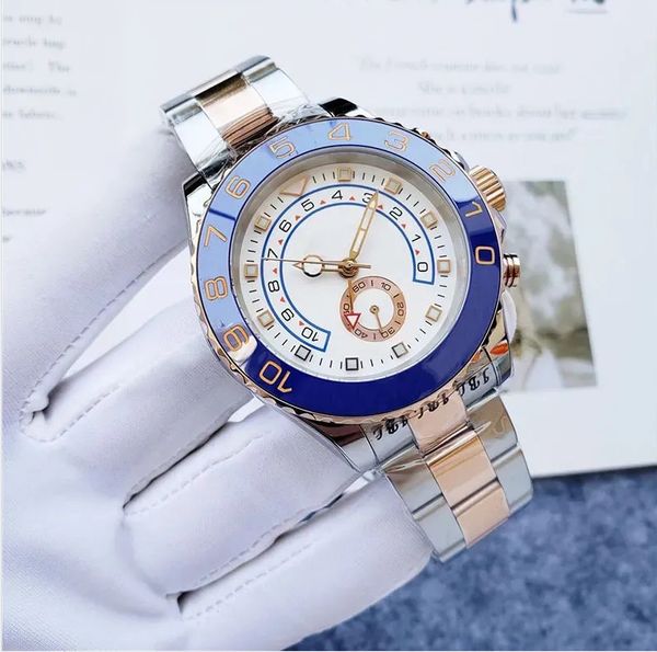 

mens watch automatic mechanical watch for mens designer watch 40mm 316 fine steel watchband steel strap gold watch super luminous wristwatch, Slivery;brown