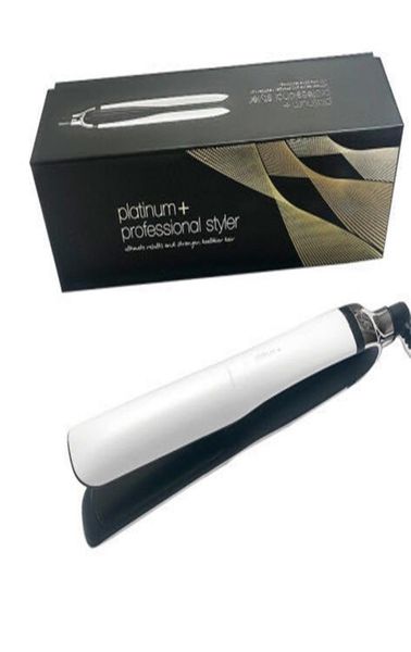 

2020 platinum hair straightener ceramic flat iron professional hair styler hair curler straightener plate tools3266452, Black