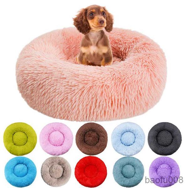 

cat carriers houses pet bed for bed round large sofa bed sleeping soft non-slip cat bed pet product r230608