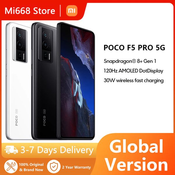 

global version poco f5 pro smartphone snapdragon 8+ gen 1 octa core wqhd+ 120hz amoled dotdisplay 67w fast charging 5160mah nfc