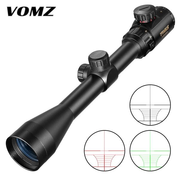 

vomz 3-9x40 eg riflescope tactics hunting red green lights scope outdoor reticle sight optics sniper tactical