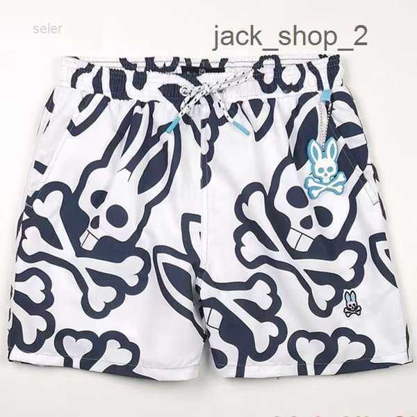 

mens fashion beach pants skull rabbit psycho bunny surf shorts quick dry and style 4 0xin 31u3, White;black