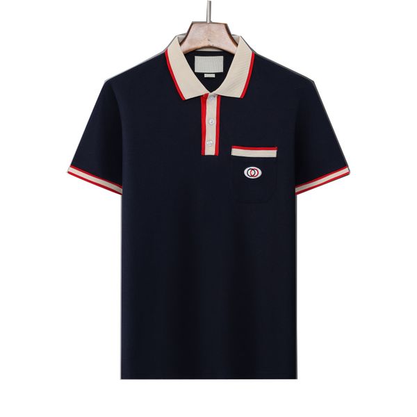 

mens stylist polo shirts luxury men clothes short sleeve fashion casual men's summer t shirt black colors are available size m-3xl a2, White;black