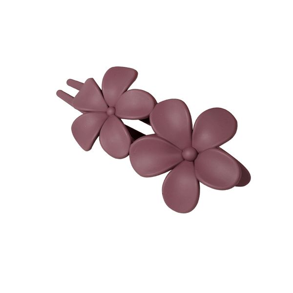 

12pcs flowers alligator hair clips, big french curved flat duckbill for women, no bend hair pins barrettes