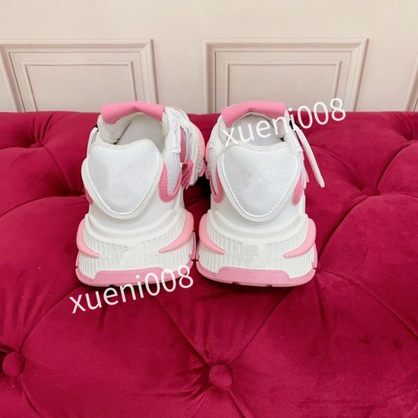 

2023new mens womens classics brand casual shoes leather lace-up sneaker running trainers letters woman shoes flat printed gym sneakers, Red;white