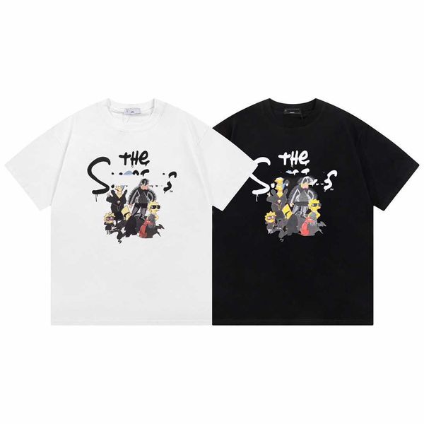 

fashion mens t shirts men women bal t shirt designers casual shirts luxury shorts tshirts essentail chest print letter tees essentiel t-shir, White;black