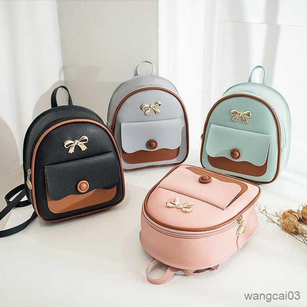 

backpacks women leather backpack shoulders daypack for teenage girls kids multi-function small female ladies school backpack r230805