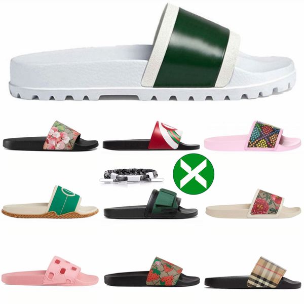 

women slippers h sandals designer sandals luxury double g designer platform sliders oran sandal mens slides sandales, Black