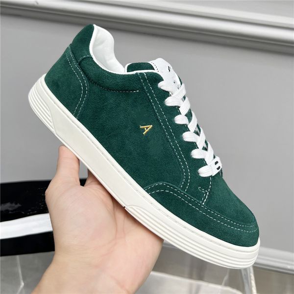 

luxury design bowling shoes channel 2023 fashionable men and women leather canvas letter logo casual outdoor sports running shoes 06-009