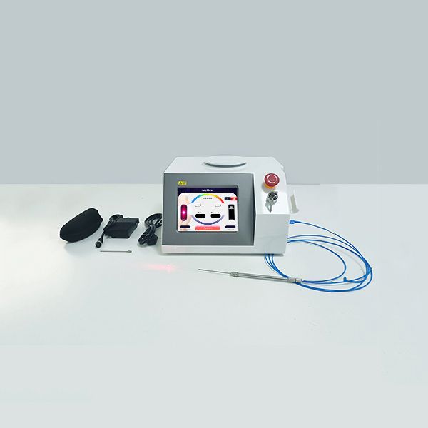 

minimally invasive surgery dedicated laser lifting fat reduction 980nm 1470nm laser liposuction cannula equipment, Black